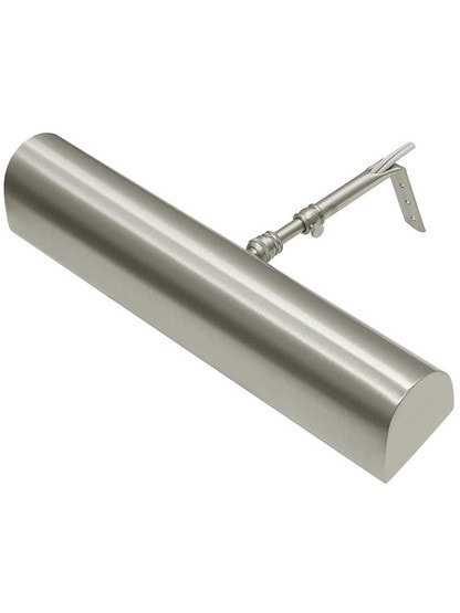 Classic 14 inch LED Picture Light in Satin Nickel.
